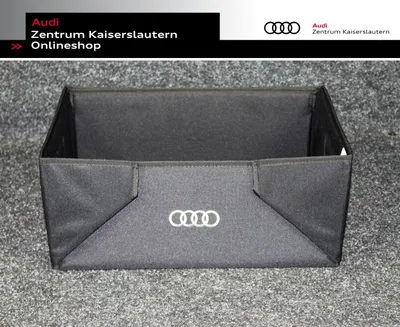 Produktbild von Audi Kofferraumbox, schwarz, faltbar, 47,5 x 33,5 x 20 cm     