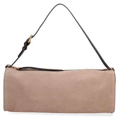 Image de Sac bandoulière pour femmes de la marque Lux, en véritable Suède, avec fermeture à glissière, fabriqué en Italie