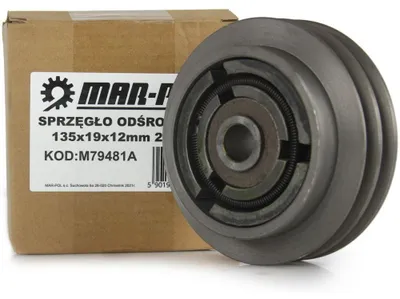 Immagine prodotto di MAR-POL Giunto centrifugo 135x19 mm, forato, a 2 cinghie M79481A