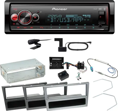 Produktbild von Pioneer MVH-S520DAB Bluetooth Einbauset für Opel Vectra C Meriva Vivaro Combo
