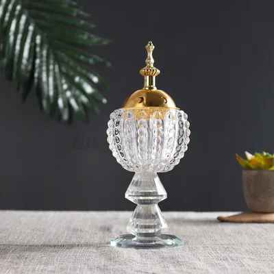 Produktbild von Arabischer Ramadan-Weihrauchbrenner Bakhoor Metall Eid Mabkhara