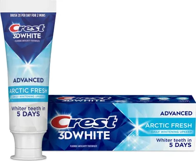Immagine prodotto di Crest | Dentifricio - 93 g - 3DWhite - Arctic Fresh - Con fluoruro - Formula sbiancante - Sicuro per lo smalto