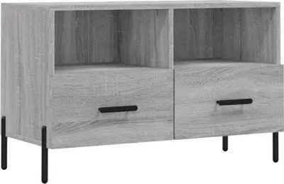 Productafbeelding van vidaXL TV-kast, grijs Sonoma, 80x36x50 cm, houtvezel
