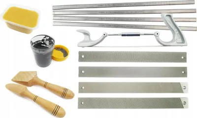Produktbild von Großes Lötset: Zinn, Paste, Wachs, Spachtel, Feilen