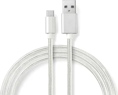 Produktbild von Networx Daten- und Ladekabel USB-C auf USB-A 1m weiß