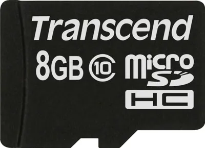 Zdjęcie produktu dla Transcend Premium - Karta pamięci flash (w zestawie adapter microSDHC/SD) - 8 GB - Class 10 - 133x - microSDHC