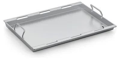 Produktbild von Grillplatte aus Edelstahl, Plancha Grillplatte für Weber Spirit I & II 300 Serie Gasgrills, Ersatzteile für Weber Spirit S-310 S-320 E-310 E-320, 59,5 × 44 × 4,1 cm