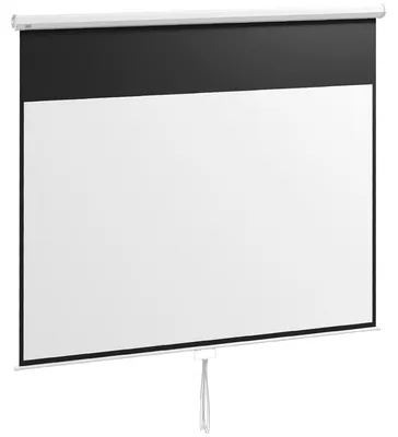 Produktbild von Projektorleinwand, 120 Zoll, 16:9 Format, Wand- oder Deckenmontage, Weiß