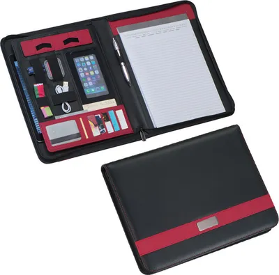 Produktbild von Schreibmappe / aus hochwertigem Lederfaserstoff / DIN A4