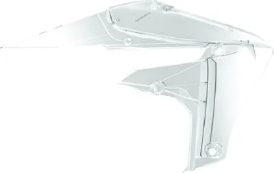 Produktbild von POLISPORT Kühlerspoiler transparent passend für Yamaha YZ250F/450F