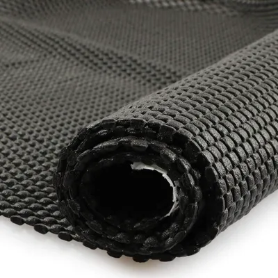 Produktbild von Antirutschmatte 100 x 150 cm Schwarz Zuschneidbar PVC