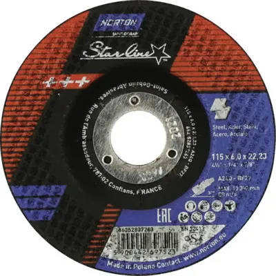 Produktbild von Starline Schruppscheibe Norton Ø 115x22,23 mm, 10 Stück