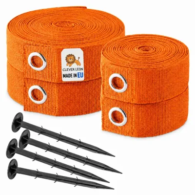 Produktbild von Clever Leon Spielfeldmarkierung 6 x 12 m Beachvolleyball Badminton Linien, UV wetterfest Feldlinien