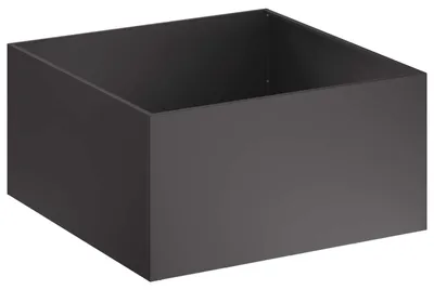 Produktbild von vidaXL Garten-Pflanzgefäß Schwarz 100 x 100 x 40 cm