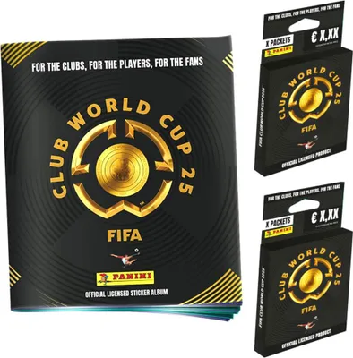Produktbild von Panini Fifa Club World Cup 2025 Sticker - WM Sammelsticker - 1 Album + 2 Blister