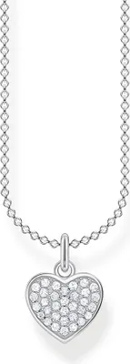 Produktbild von Thomas Sabo Damen-Kette mit Anhänger Herz KE2046-051-14-L45v Silber