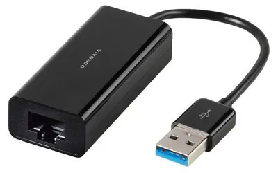Produktbild von ViVanco™IT-NET USB3.0, Kabelgebunden, USB, Ethernet, 1000 Mbit/s, Schwarz