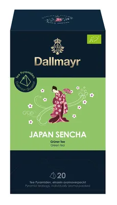 Produktbild von Dallmayr Grüner Tee Japan Sencha, 20 Pyramidenbeutel