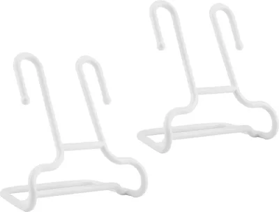 Produktbild von 2-in-1 Multifunktionales Hängeregal für Kinderschuhe, Wäscheständer, Kleiderbügel (Weiß)