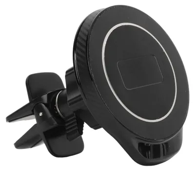 Image de Support magnétique universel pour téléphone portable, orientable à 360°, à fixer sur la grille d'aération de la voiture, compatible avec tous les téléphones portables