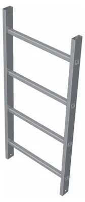 Produktbild von Zarges Steigleiter Aluminium 1,12m