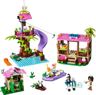 Produktbild von LEGO Friends Goße Dschungelrettungsbasis 41038