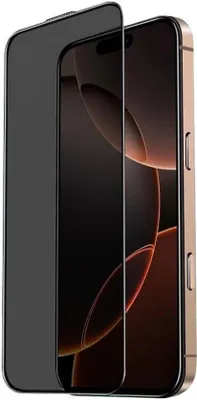 Produktbild von iPhone 16-Schutzfolie mit 30° Hartglas, Montagehilfe und Displayabdeckung