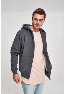 Produktbild von Urban Classics Zip Hoody, Farbe:charcoal, Größe:L