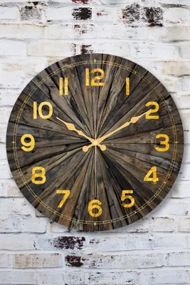 Immagine prodotto di Wallity, Myk1113-06, orologio da parete, multicolore, 100% VETRO, 36 x 36 cm