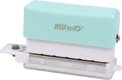 Obrázek produktu pro KW-triO děrovačka na papír se 6 otvory, přenosná mini děrovačka, podporuje více otvorů 20/26/30, otvor 5,5 mm, pro A4, A5, B5, sešity, výstřižky, diáře, plánovače, kalendáře, agendy, blahopřání, kutilské, kancelářské, domácí, školní, studentské potřeby