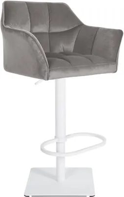 Produktbild von Barhocker Damaso W Samt grau