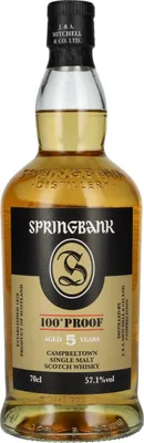 Produktbild von Springbank 100° Proof 5 Years Old Campbeltown Single Malt Scotch Whisky 57,1% Vol. 0,7l