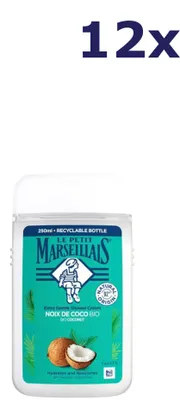 Produktbild von 12x Le Petit Marseillais Bio Kokosnoot Shower Cream 250ML