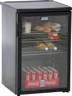 Obrázek produktu pro Chladicí box se skleněnými dveřmi K 140G na plechovky a lahve - 130 litrů, černý