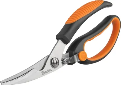 Obrázek produktu pro Kuchyňské a kempingové nůžky 225 mm – s čepelí z nerezové oceli a aretací