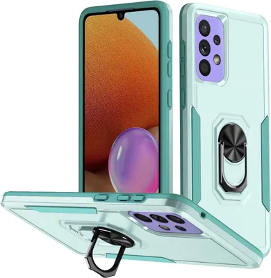 Immagine prodotto di Custodia per Samsung Galaxy A53, verde, silicone, con supporto, SM-A5360, SM-A536B