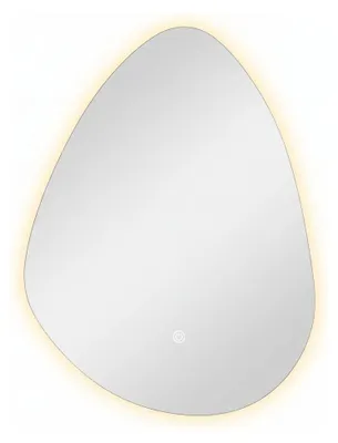 Zdjęcie produktu dla Luster do łazienki SensaHome Oliver z oświetleniem LED - możliwość regulacji jasności - 2700K/4500K/6400K - asymetryczny - 60x80 cm