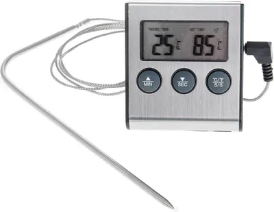 Produktbild von Grillthermometer Digitales Fleischthermometer Bratenthermometer Backofen