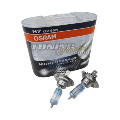 Obrázek produktu pro 2x Osram H7 NightBreaker UNLIMITED Plus +110% 55W žárovky #11 pro ABBLENDLICHT