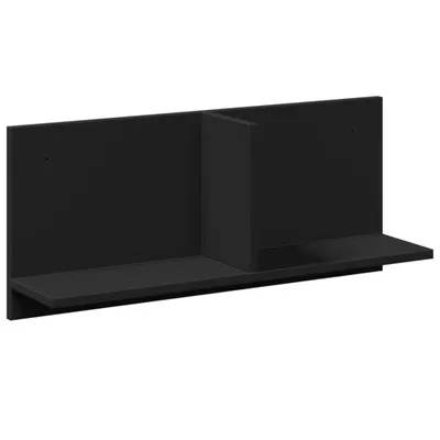 Produktbild von vidaXL Wandschrank 70x16,5x30 cm Schwarz Holzwerkstoff