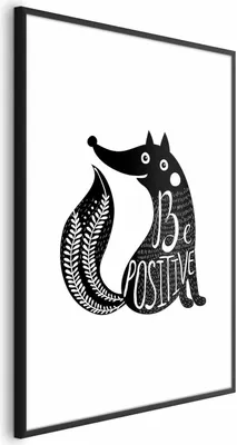 Produktbild von Posterpapier Poster - Be Positive 29.7x42 cm Für Kinder n-A-0779-ao-a