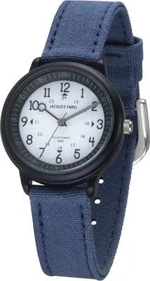 Produktbild von JACQUES FAREL Kinder-Armbanduhr Solaruhr Quarz Mädchen ORSO 3050 Dunkelblau