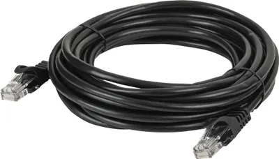 Produktbild von DAP Cat5e Cable - U/UTP Black 75 cm - Schwarz