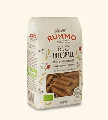 Produktbild von Rummo - -Vollkornnudeln Penne Rigate n.66 Bronze Gezeichnete - 16 Packungen mit 500 g