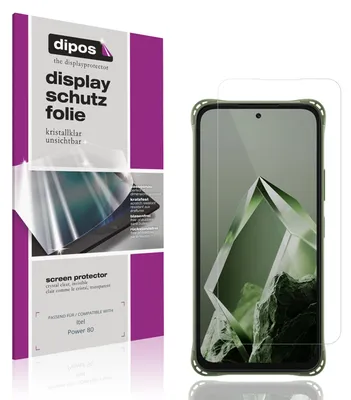Produktbild von 4x Schutzfolie für Itel Power 80 klar Displayschutzfolie Folie Display Schutz dipos