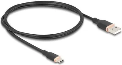 Obrázek produktu pro DELOCK USB 2.0 Kabel USB Typ-A St > USB Typ-C St 1m schwarz