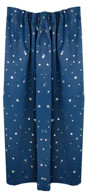 Verdunkelungsvorhang 130x180 cm, Mond & Sterne, blau, mit Haken