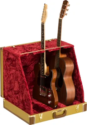 Zdjęcie produktu dla Fender Classic Series Case Stand 3 Tweed Statyw do gitary multi