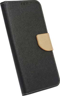 Obrázok produktu pre cofi1453® Fancy book case pre mobilný telefón SAMSUNG GALAXY A12 (A125F) kryt peňaženkové puzdro s funkciou stojana, držiak na karty čierno-zlaté