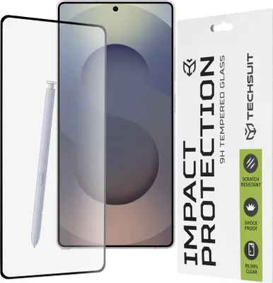 Zdjęcie produktu dla Techsuit 111D Cover Glass szkło Samsung Galaxy S25 Ultra - czarne (Black)